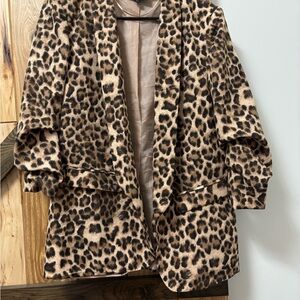 ODDY Leopard Print Blazer